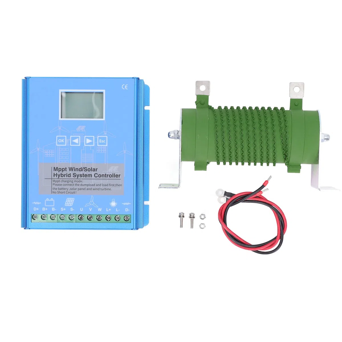 Hyuduo Hybrydowy Kontroler Wiatru MPPT PWM Ładowanie 800 W WIND 600W PV Słoneczny Słoneczny Kontroler dla łodzi Domowych