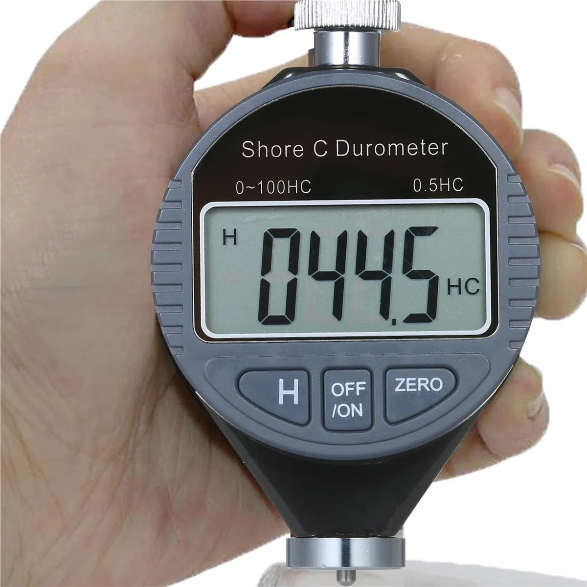 Duży wyświetlacz LCD 0-100HD Shore D Twardościomierz cyfrowy Skala twardościomierza Sklerometr do owych opon i podłóg z tworzyw sztucznych do kalibracji(LX-A)