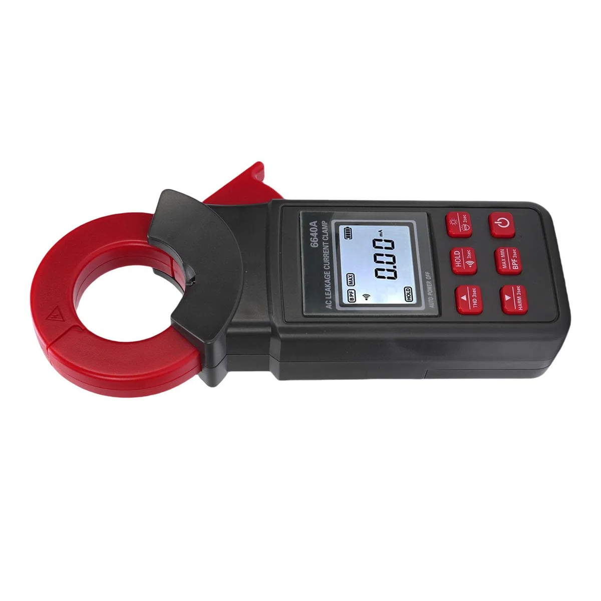 AC Prąd Upływowy Miernik Cęgowy 0mA 300A ETCR6640A 40mm Szczęki