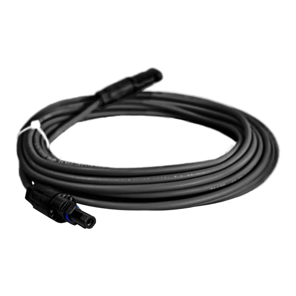 Doktorvolt Kabel solarny przedłużacz 6 mm² z wtyczkami solarnymi czarny 25 m