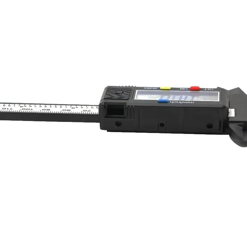 0-150 Mm plastikowy LCD cyfrowa elektroniczna suwmiarka z noniuszem włókna węglowego narzędzia pomiarowe