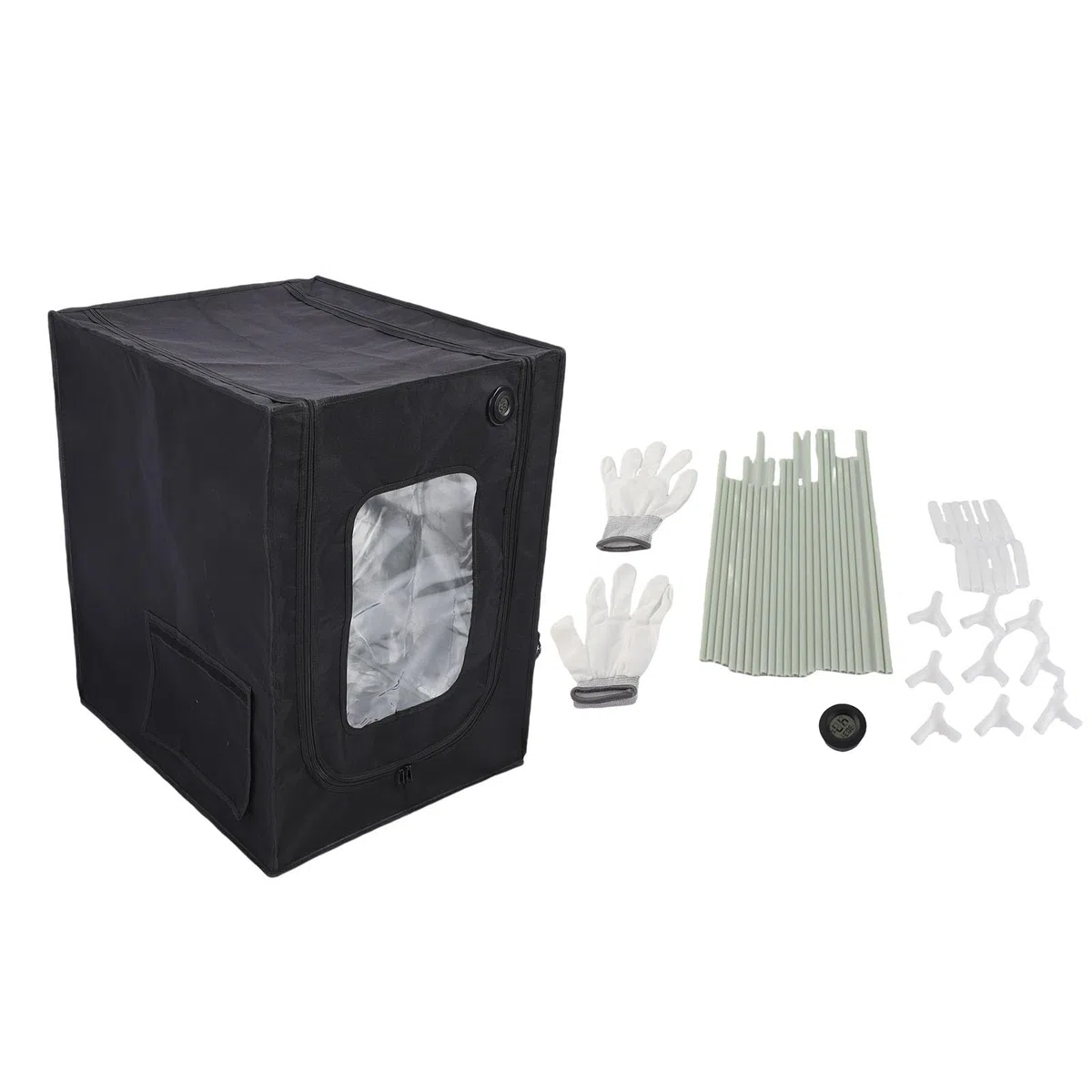 Eujgoov Ognioodporna Obudowa do Drukarki 3D z kontrolą Temperatury i Oświetleniem LED, do Serii Lab P1 X1 A1, Ender 3 V3