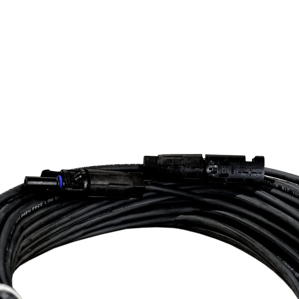Doktorvolt Kabel solarny przedłużacz 6 mm² z wtyczkami solarnymi czarny 25 m